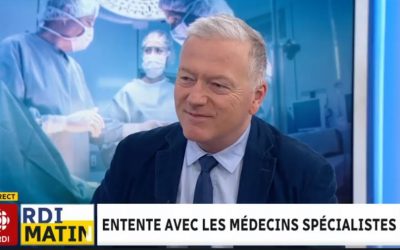L’entente avec la Fédération des médecins spécialistes du Québec, une « apparence de conflits d’intérêts », selon président du Conseil pour la protection des malades