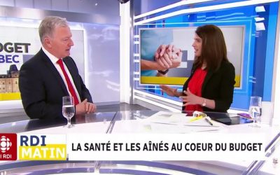 La santé et les aînés au coeur du budget, on en parle avec Paul Brunet CPM
