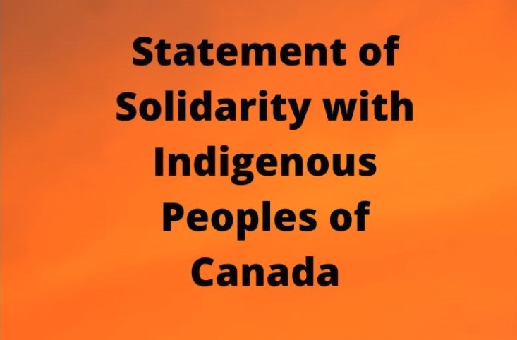 Statement in solidarity with First Peoples of Quebec (Inuit and First Nations)