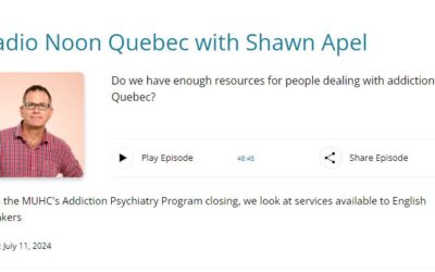 Do we have enough resources for people dealing with addictive in Quebec. Mr Pierre Hurteau at 31.20