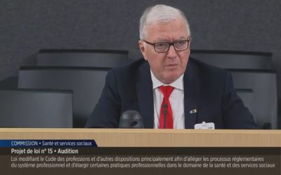 Projet de loi No 15 : présentation du mémoire du CPM par Me Paul Brunet